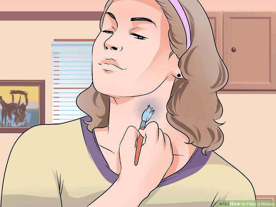 how give yourself a hickey