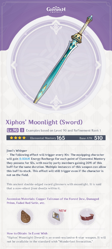 xiphos moonlight