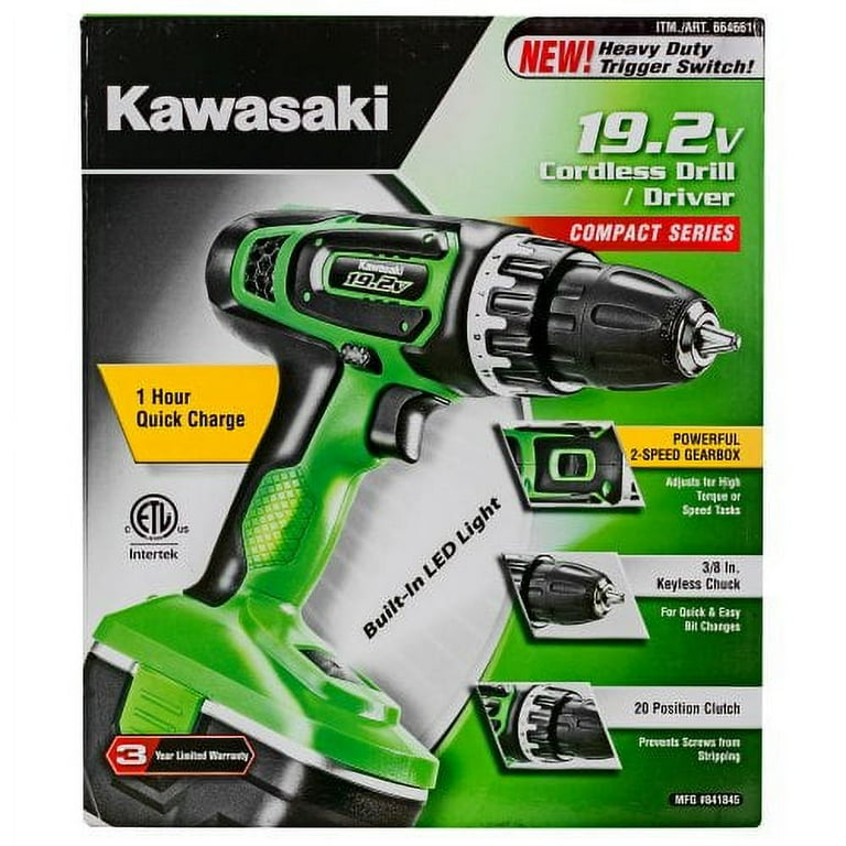 kawasaki 19.2 v drill