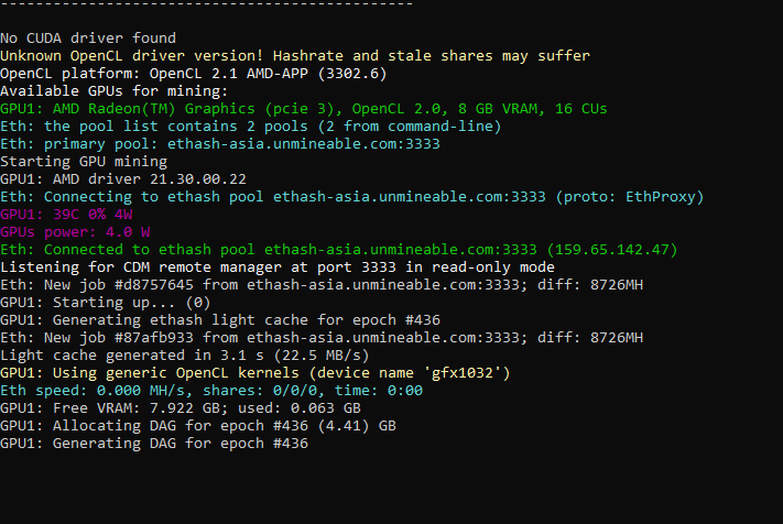 no cuda driver found ethminer