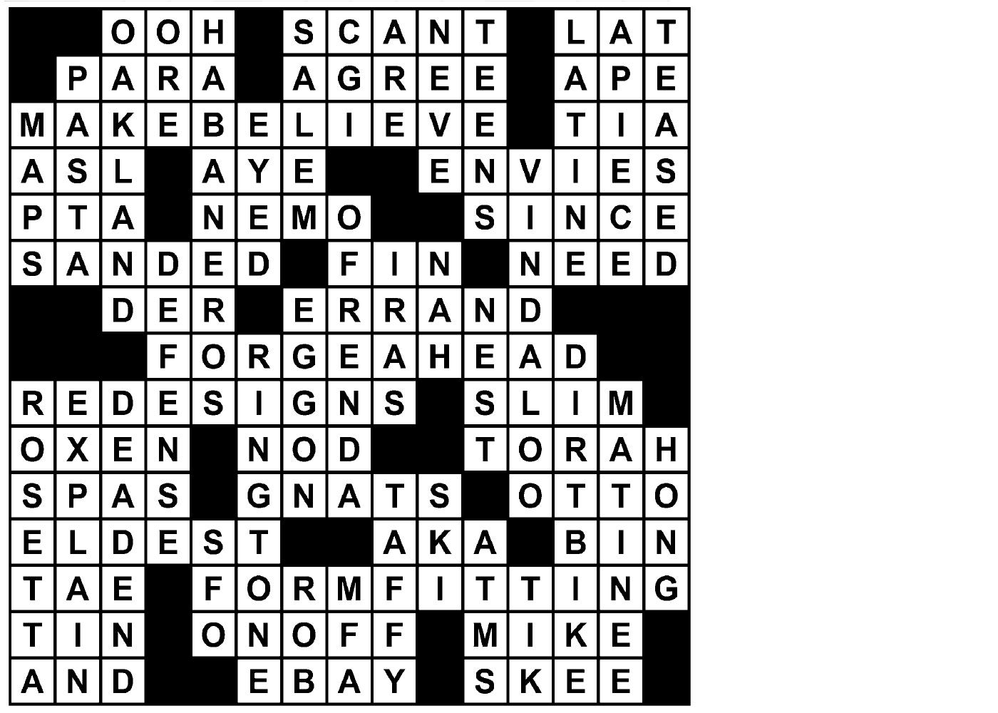 usa today crossword answers