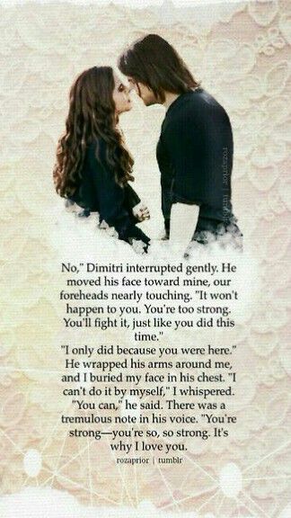 dimitri and rose quotes