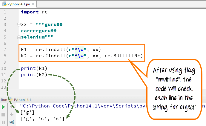 python regex matching