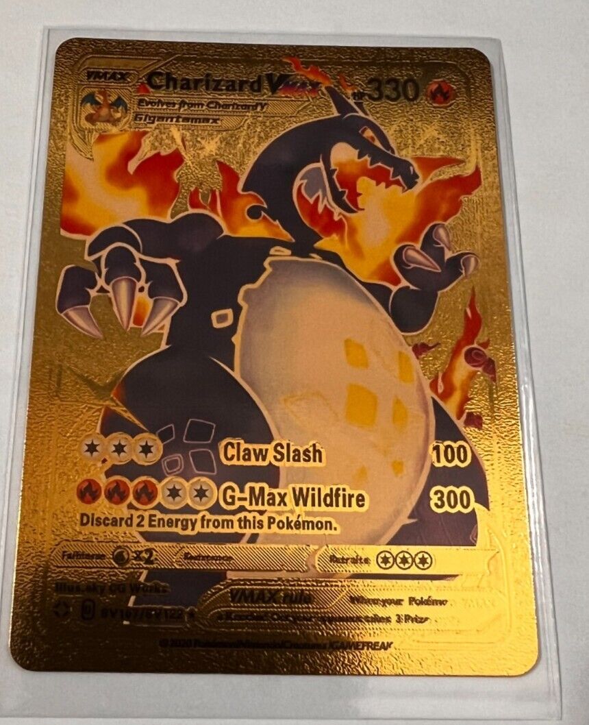 charizard vmax gold