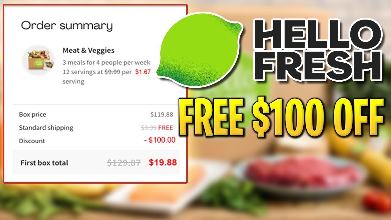 best hello fresh promo code