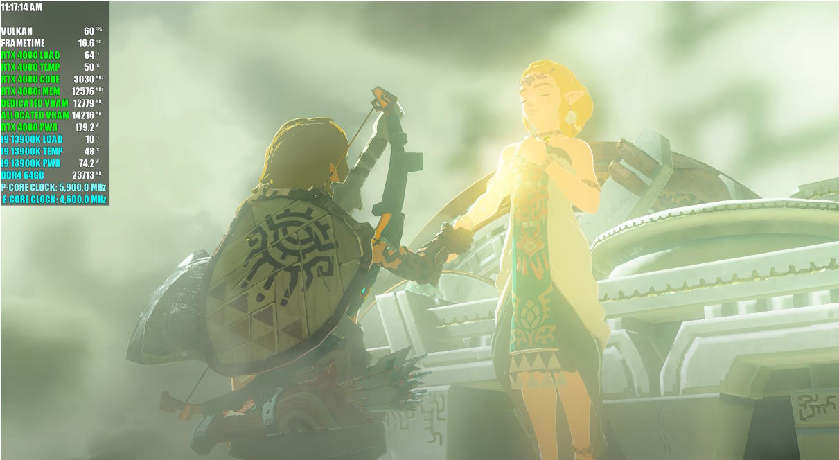 zelda tears of the kingdom 60 fps