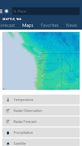 msn weather maps