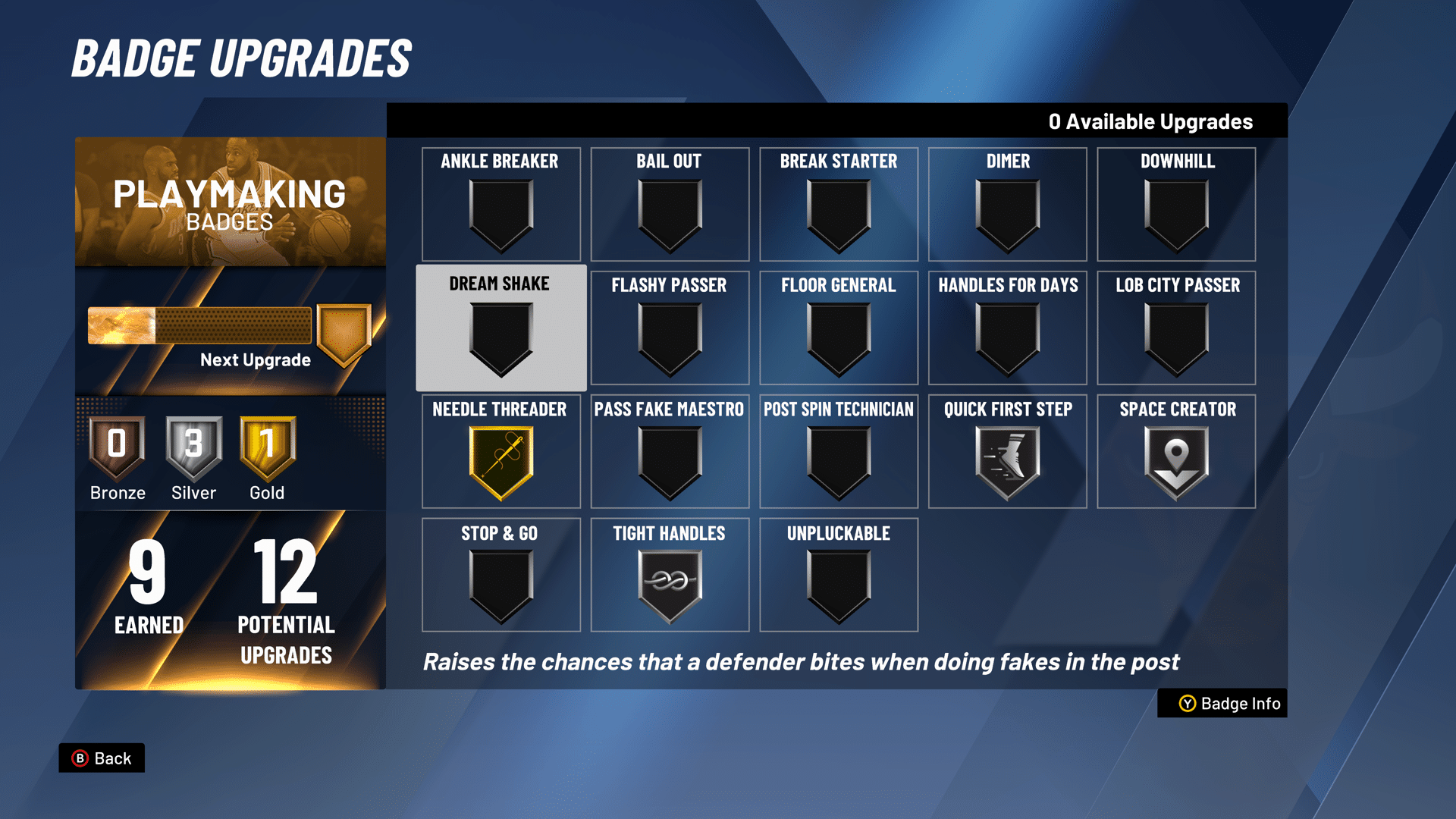 nba 2k20 best playmaking badges