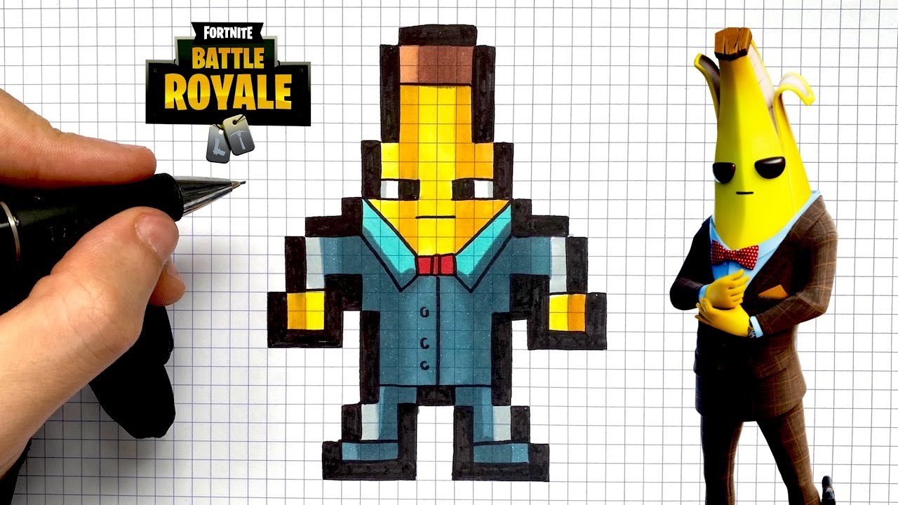 pixel art fortnite