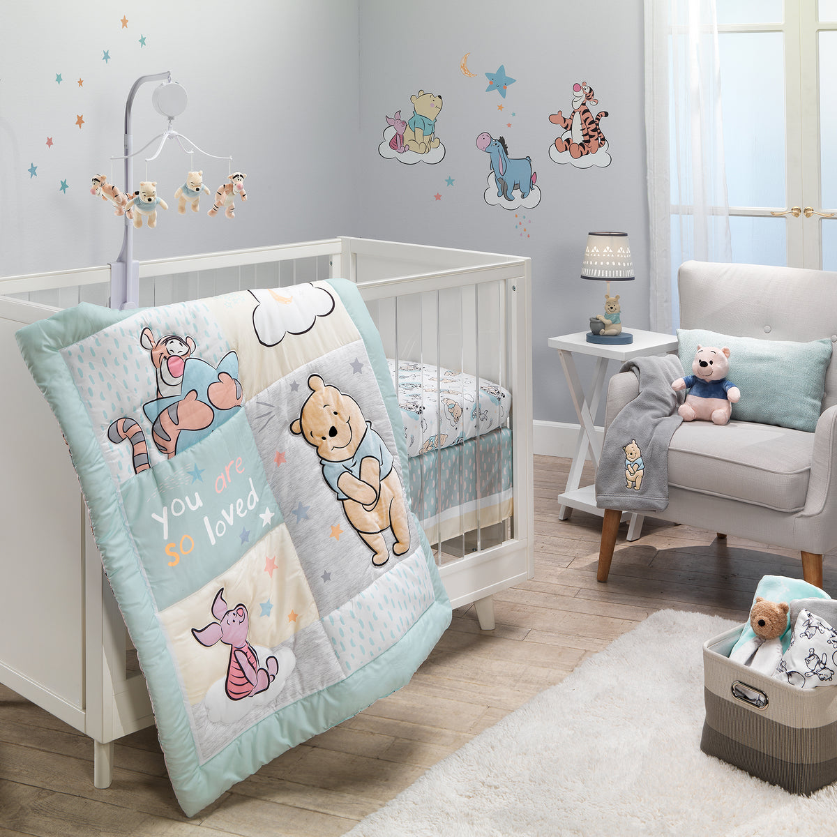 winnie the pooh crib bedding set