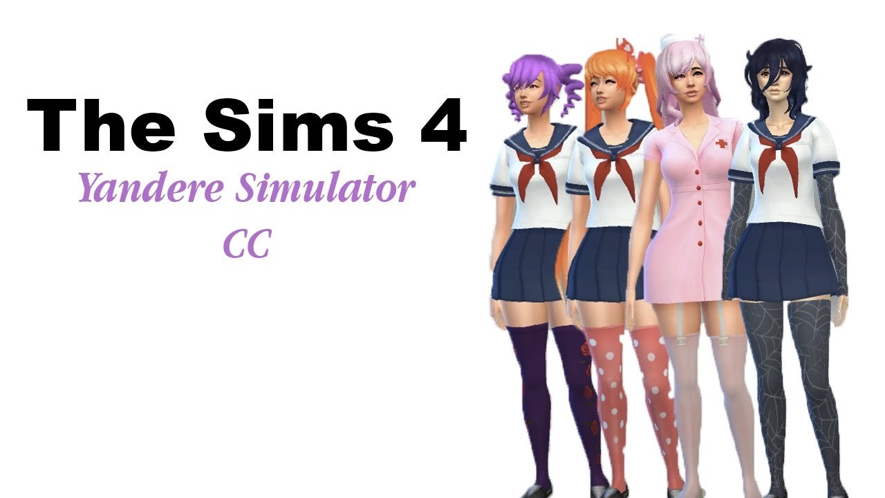 sims 4 yandere simulator cc