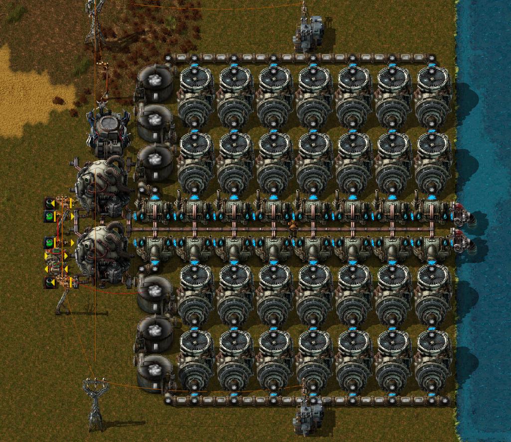 factorio steam turbine