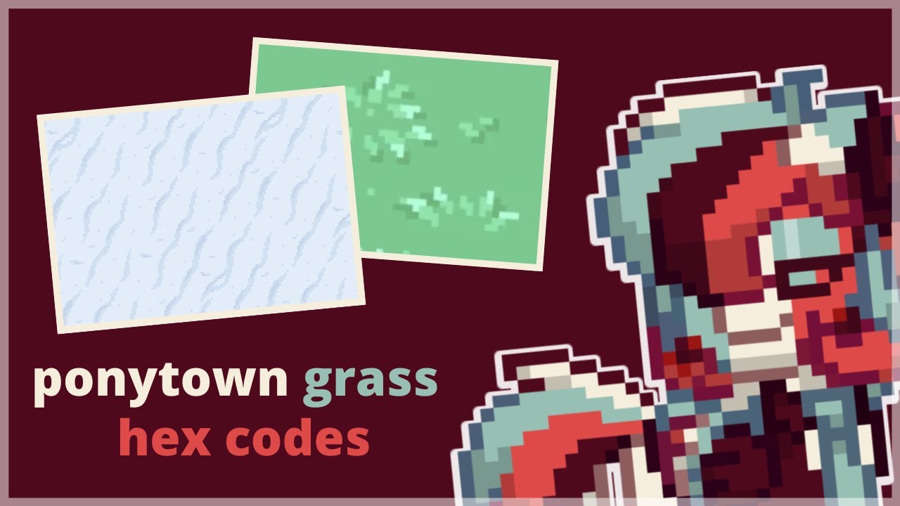 pony town grass code
