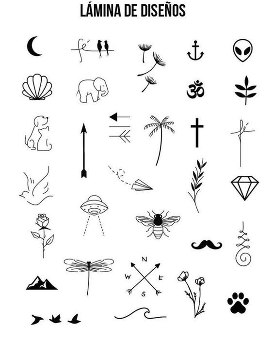 tatuajes minimalistas dibujos