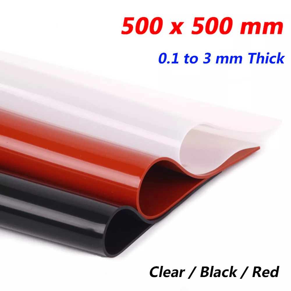 3 mm thick silicone rubber sheet