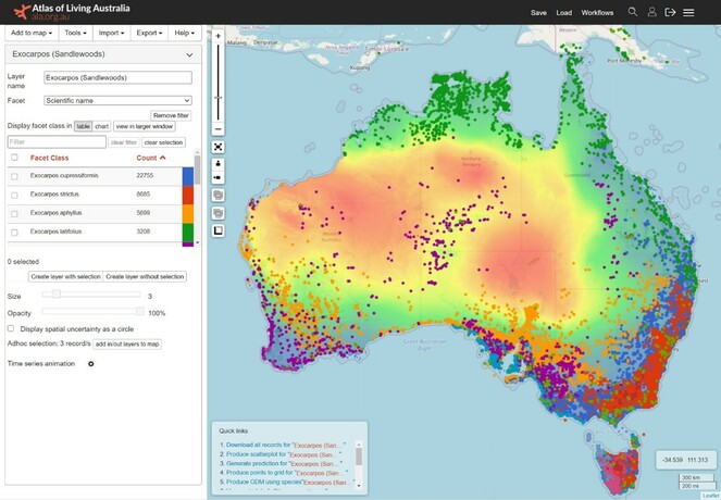 atlas of living australia