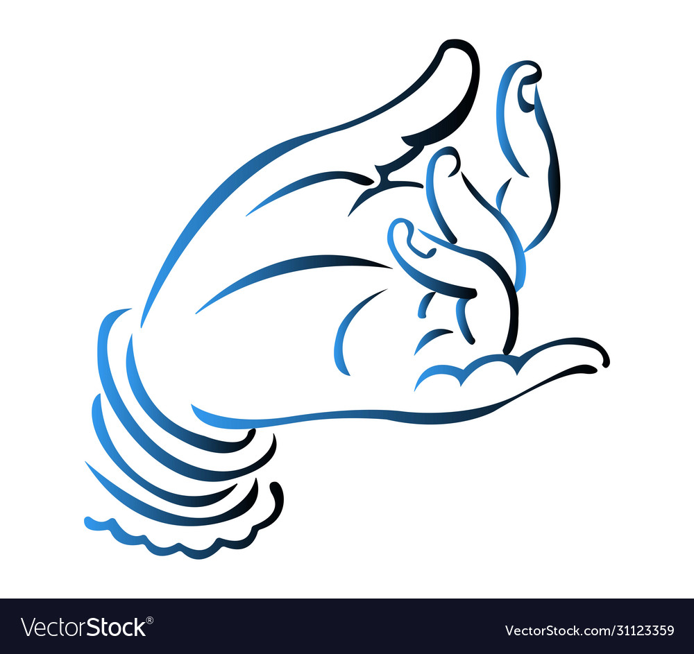 lord buddha hand logo