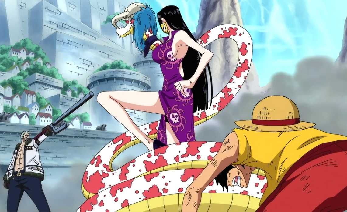 cuando aparece boa hancock en one piece