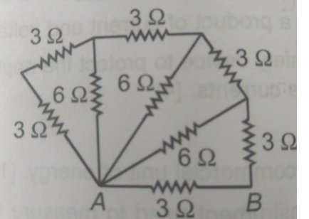 find the effective resistance between a and b