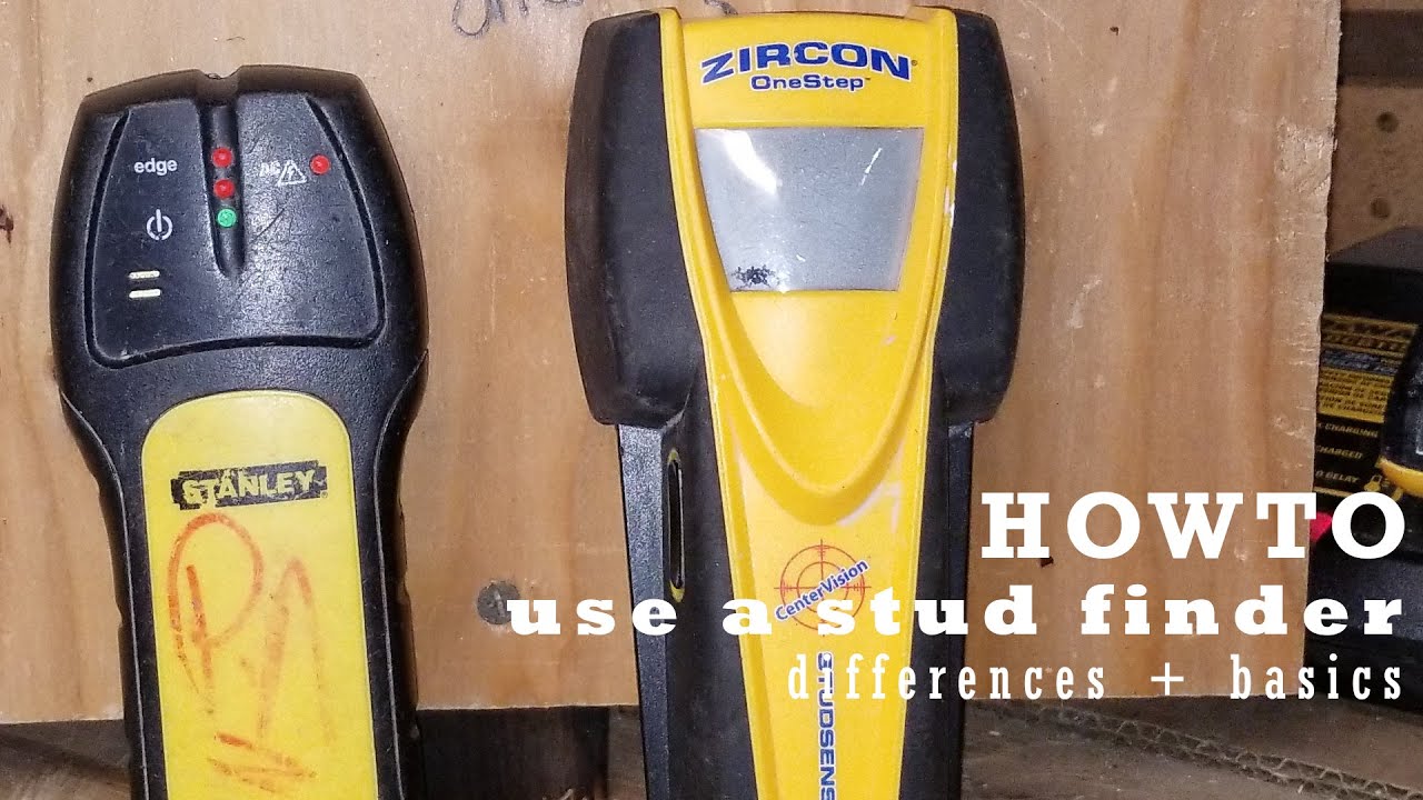 using stanley stud finder