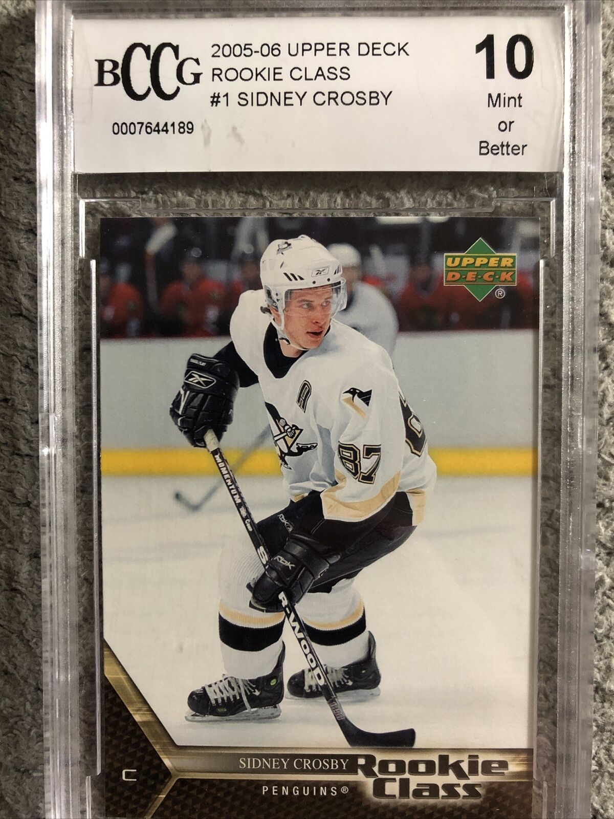 sidney crosby rookie hockey card