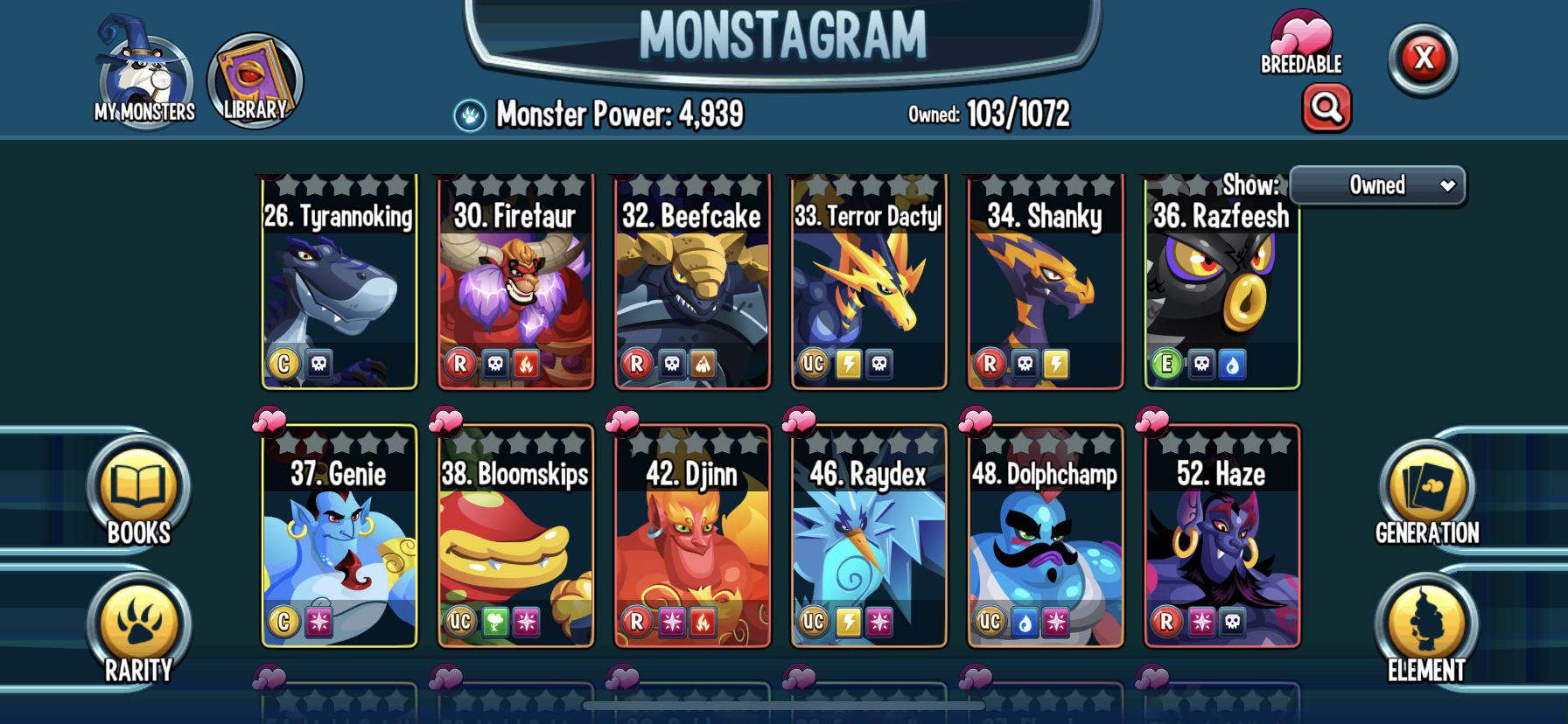 monster legends legendary breeding