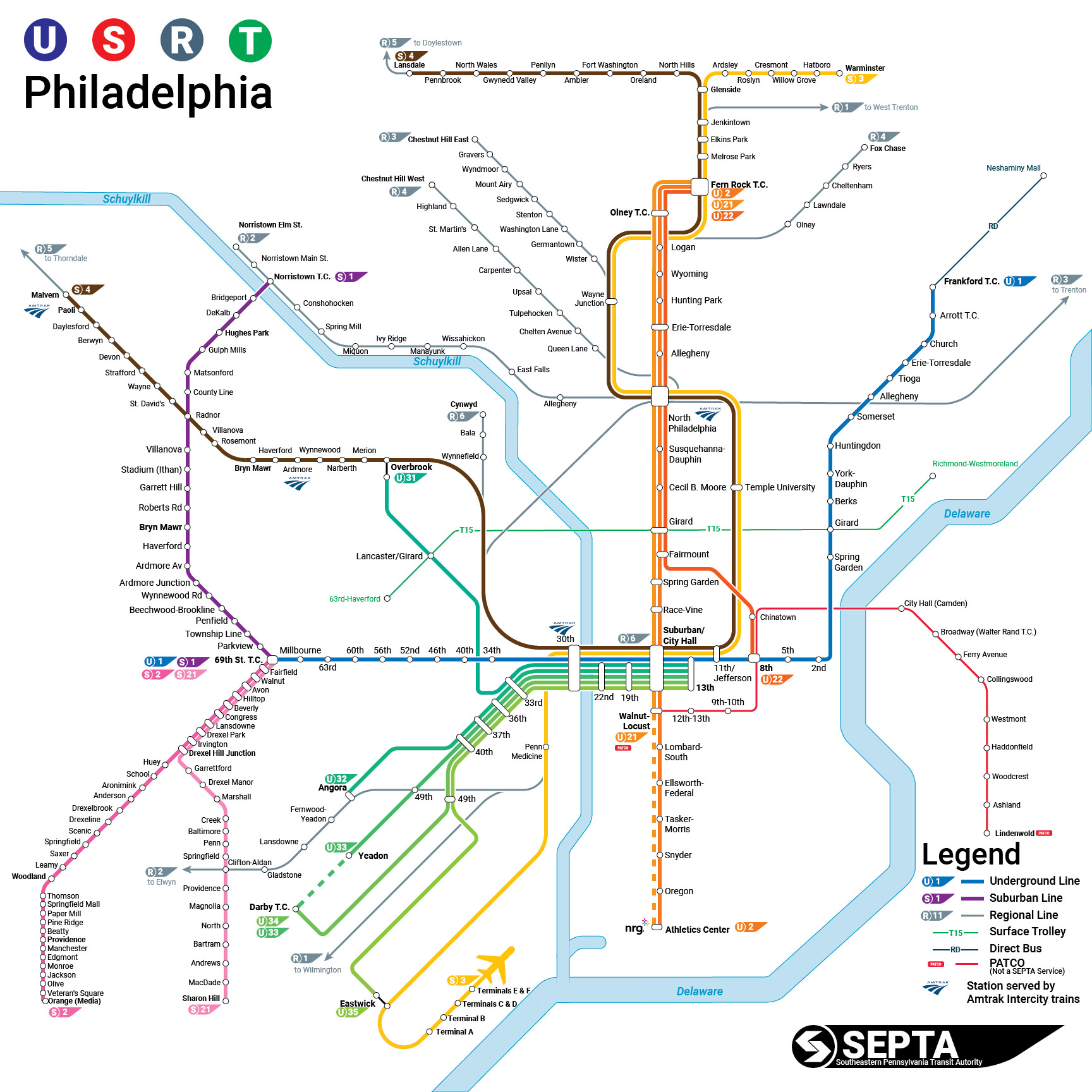 philadelphia septa rail map