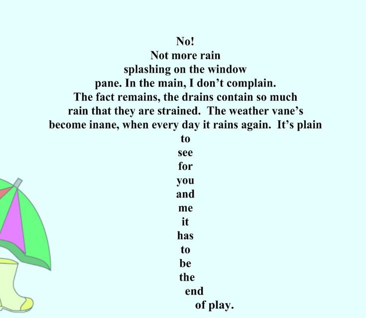 shape poems for kids