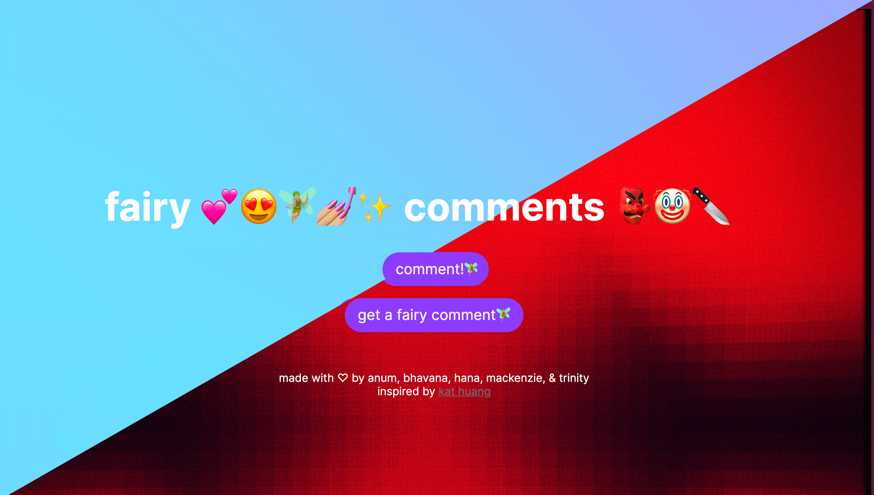 fairy comments generator
