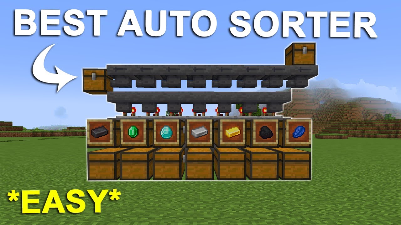 minecraft auto chest sorter