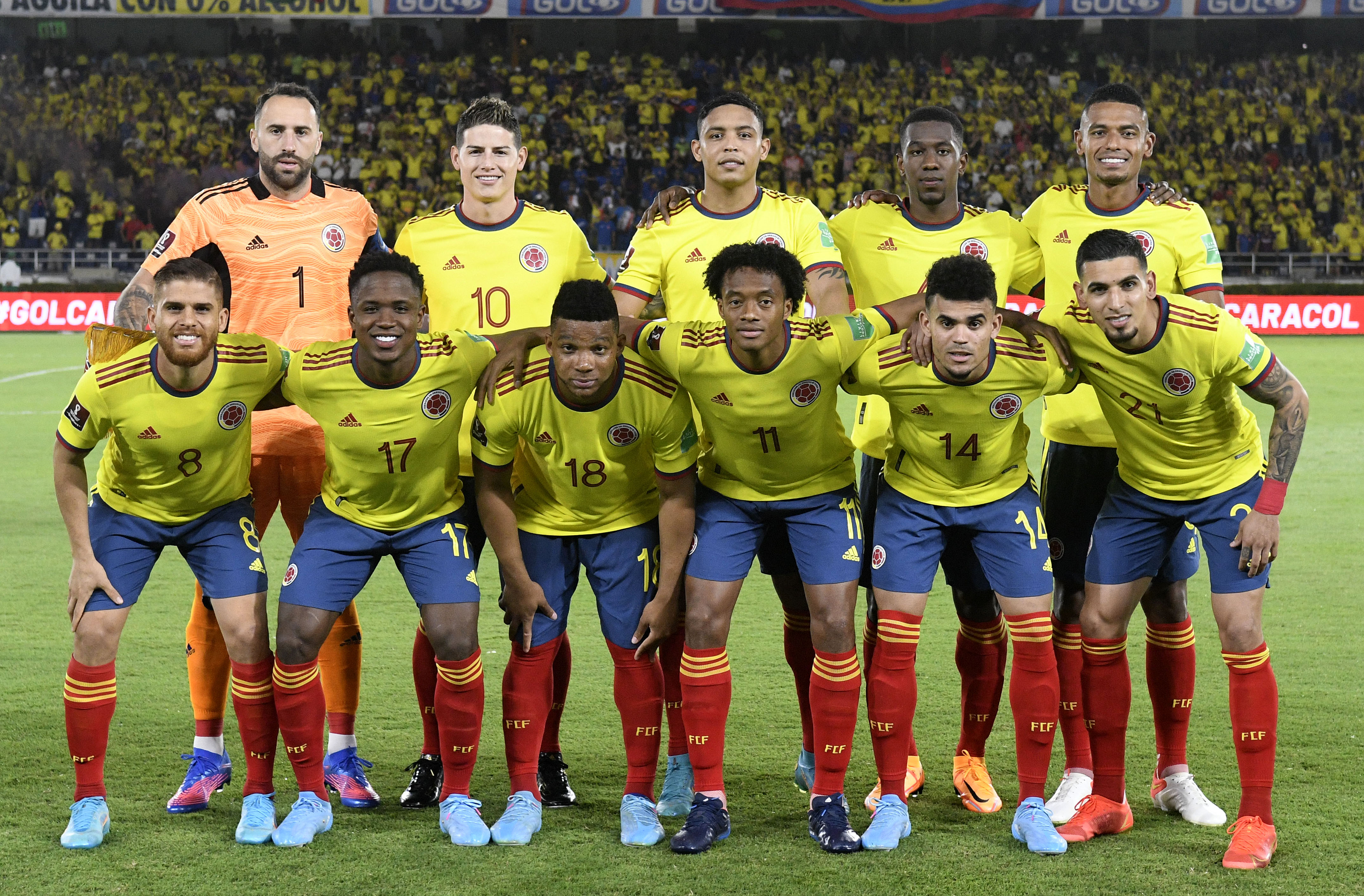 jugadores de la selección de colombia