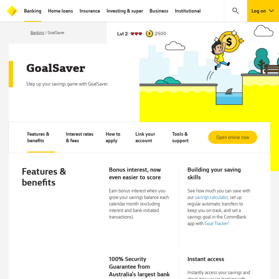 commonwealth bank goal saver account