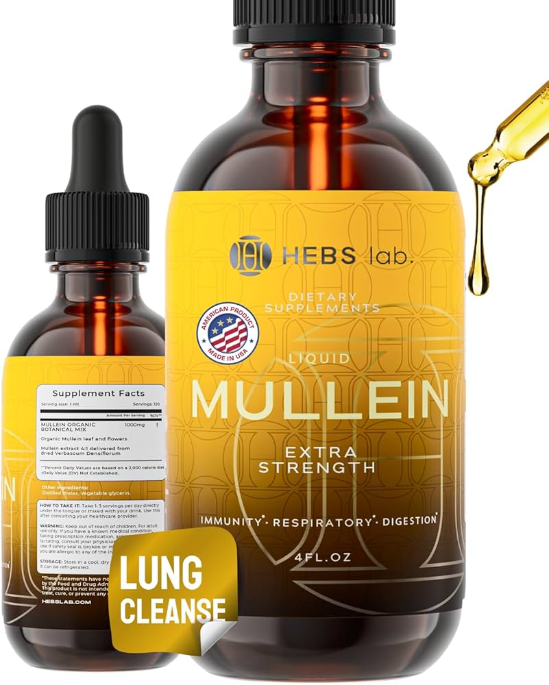 mullein drops for lungs