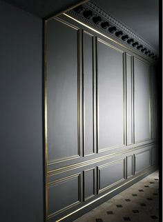 gold trim molding