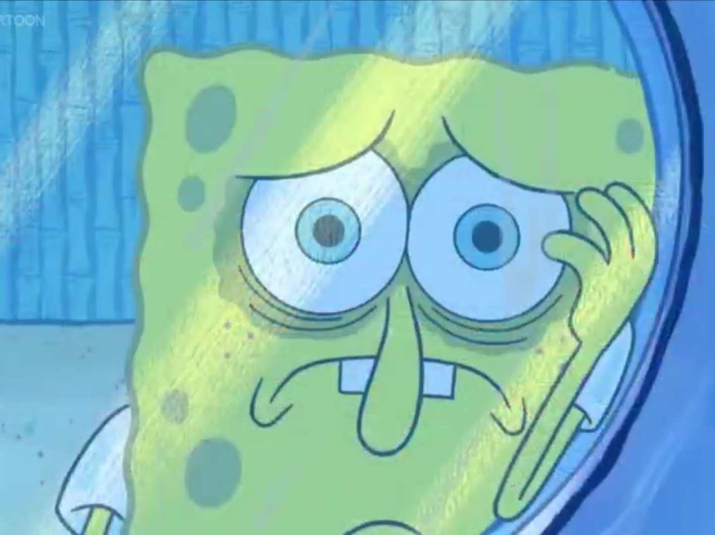 depressed spongebob