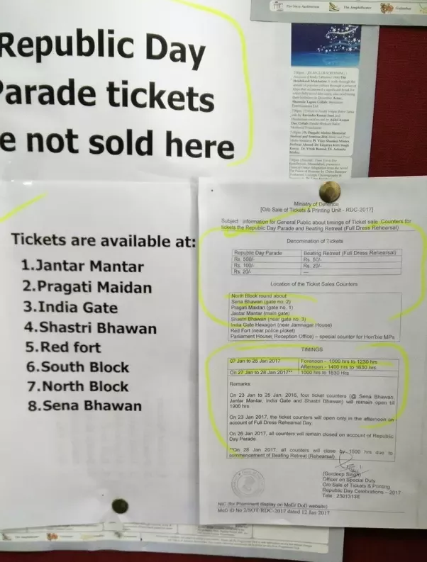 26 january parade tickets 2022