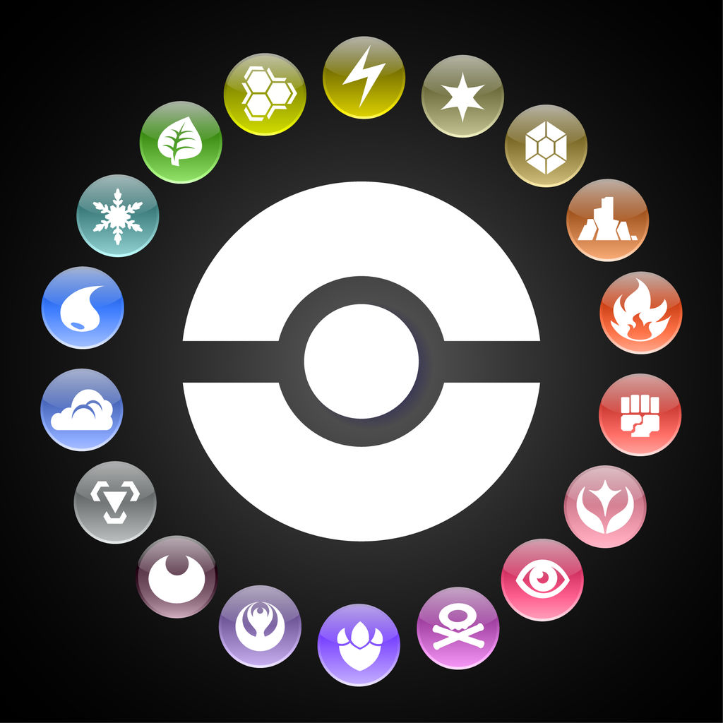 pokemon wheel of types