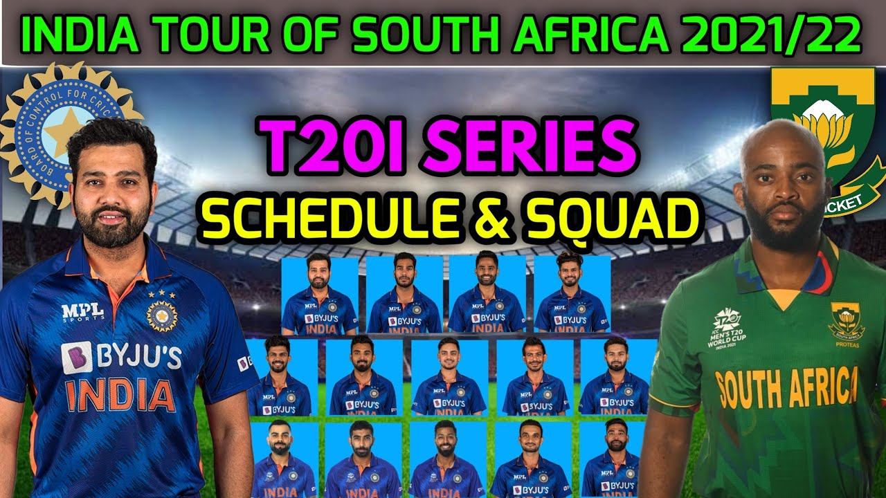 south africa vs india t20 2022 player list date