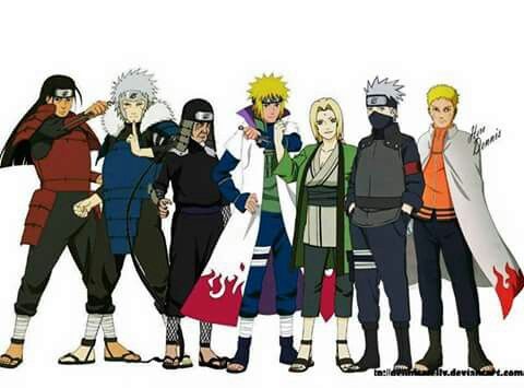 all naruto hokages in order