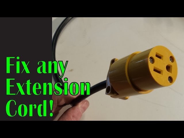 extension cord replacement plug end female