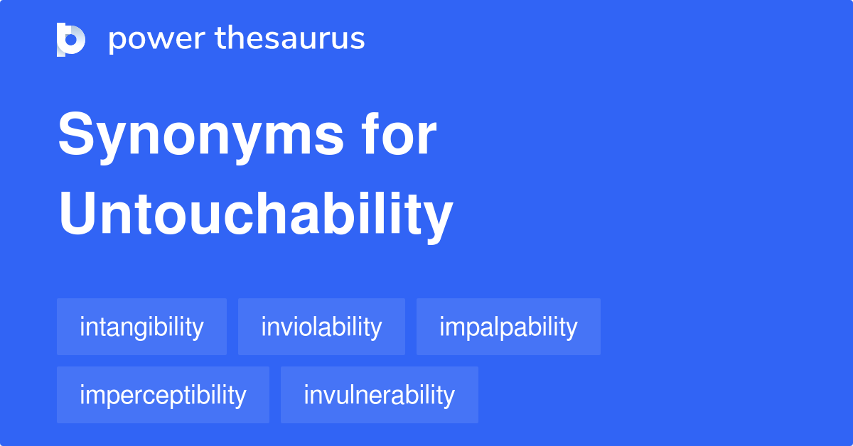 untouchability synonyms