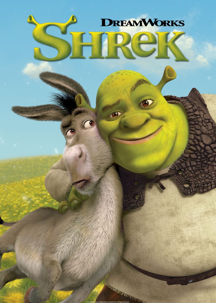 shrek donkey poster