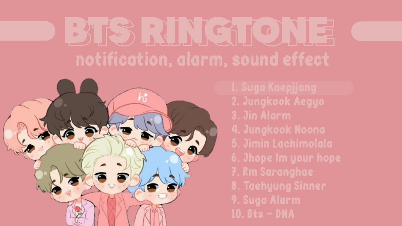 bts notification ringtone