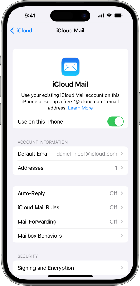 icloud correo