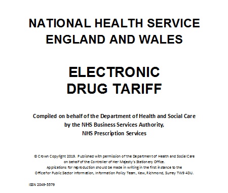 nhs drug tariff