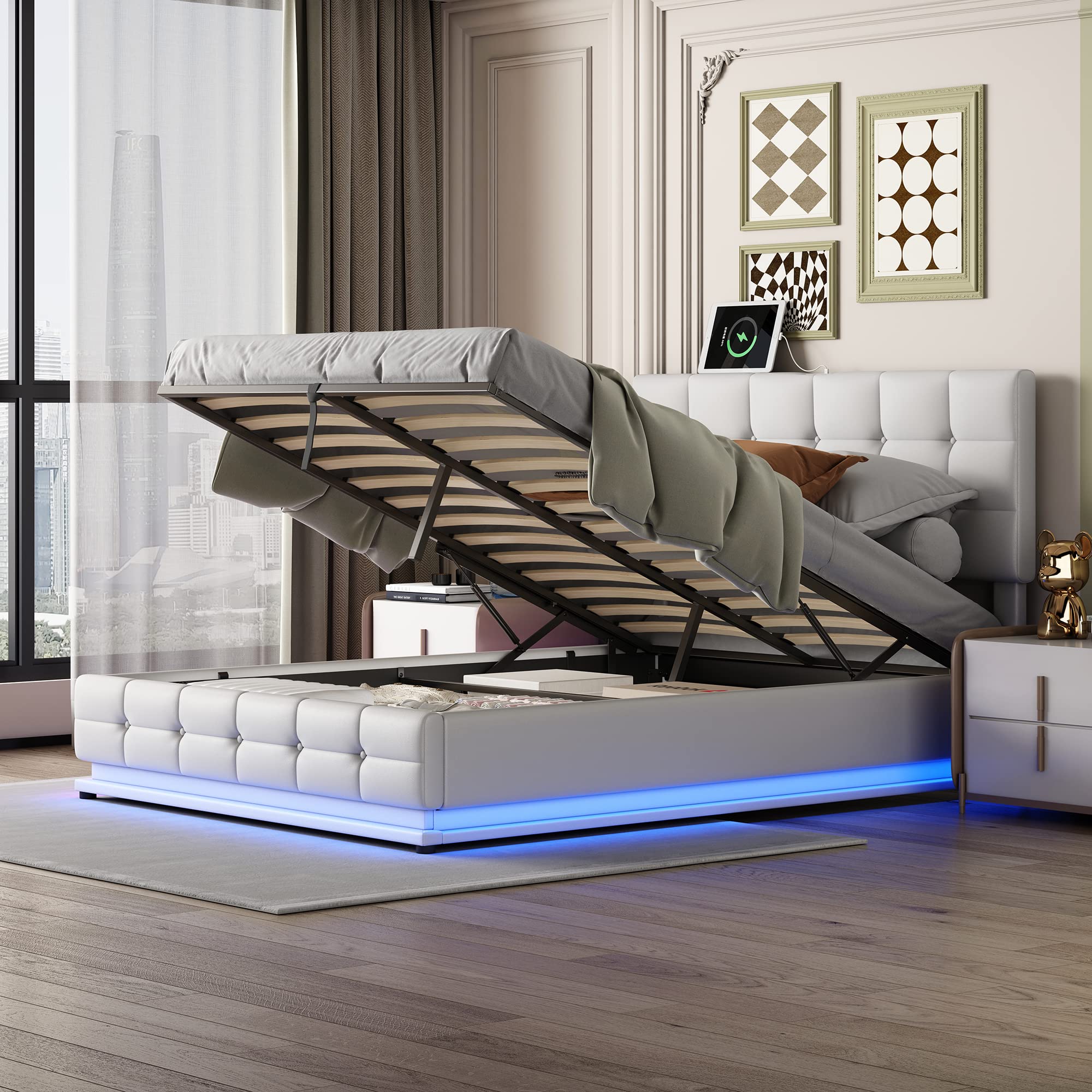 light up bed frame