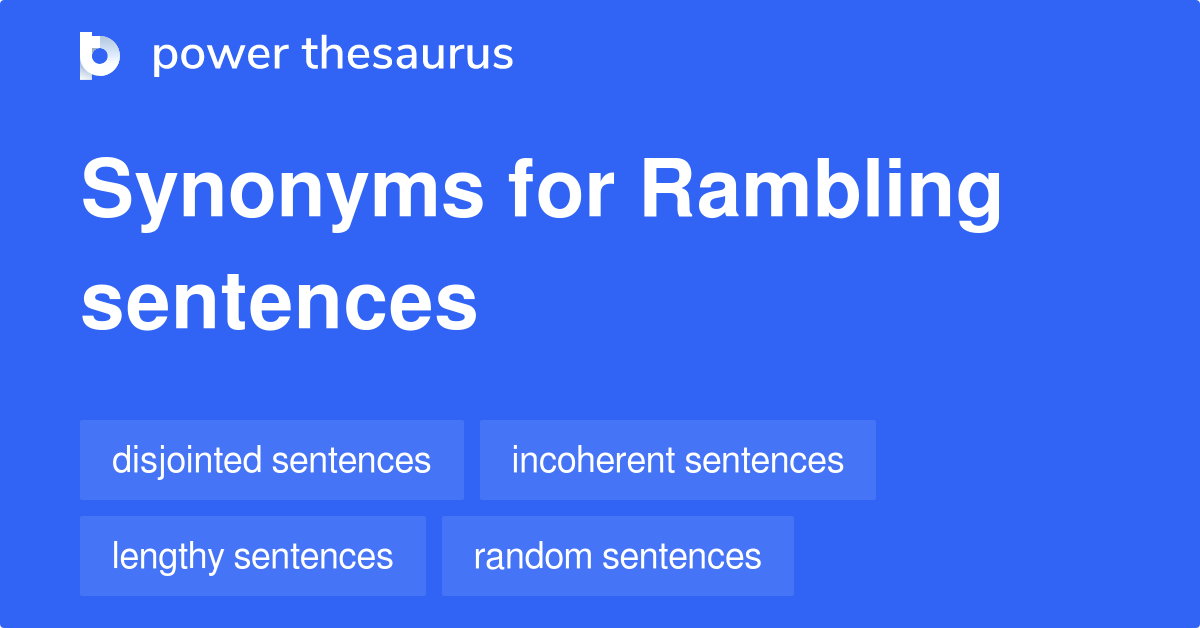 rambling synonym