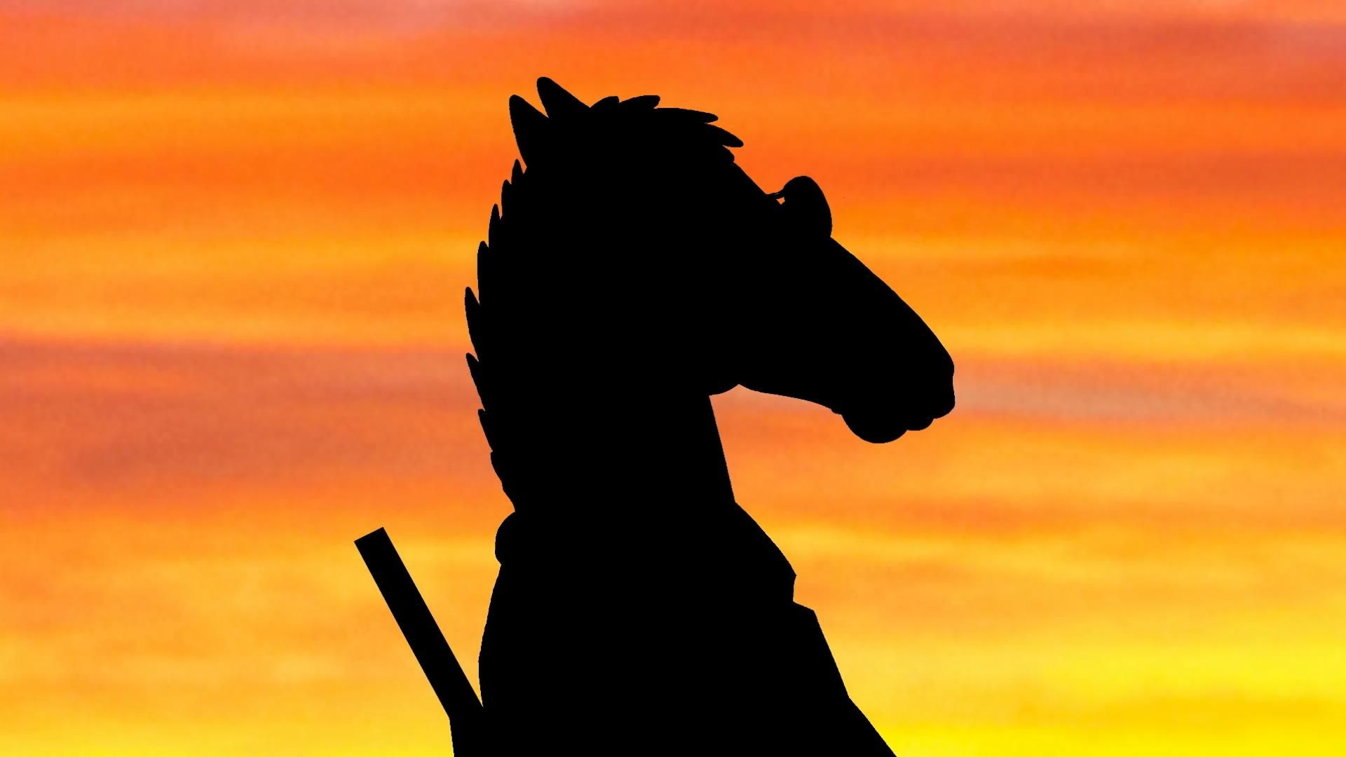 bojack horseman silhouette