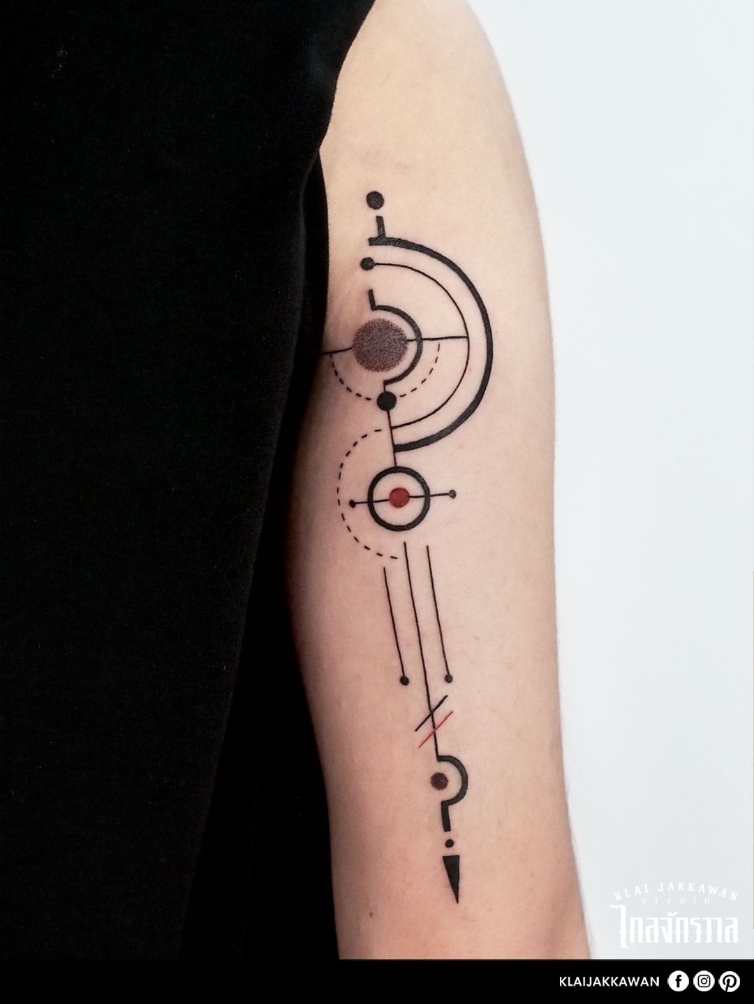 linear tattoo designs