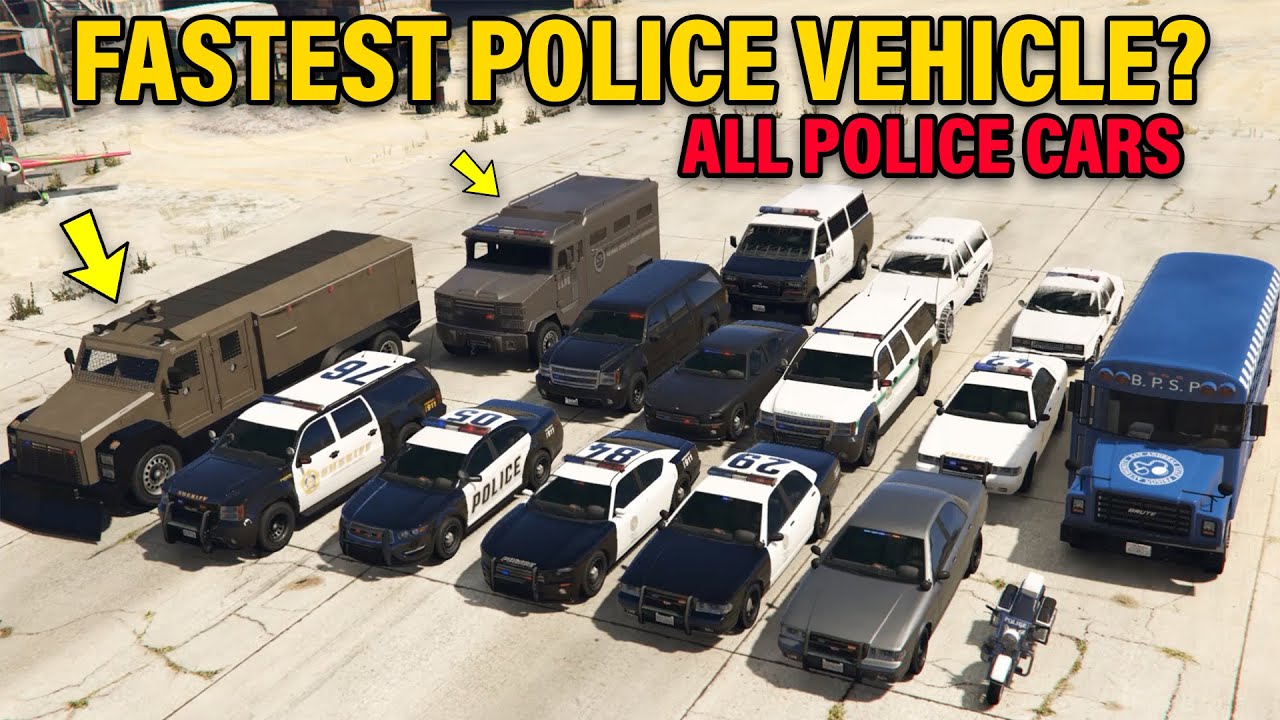 gta police vehicles